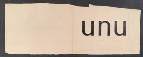 Entwurfszeichnungen Uhertype Standard-Grotesk