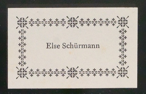Probedrucke von Exlibris für Else Schürmann