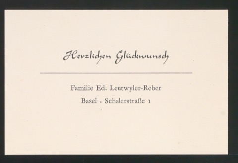 Glückwunschkarte Herzlichen Glückwunsch