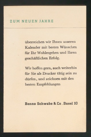 Zum neuen Jahre