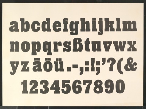 Schriftproben einer Egyptienne
