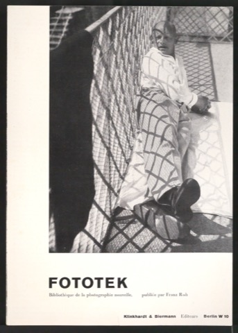 Werbeprospekt Ankündigung der Buchreihe Fototek mit Bestellschein