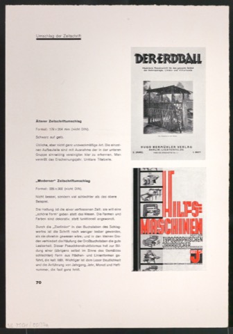 Wettbewerbsbeitrag Entwurf für Zeitschriftenumschlag von die form
