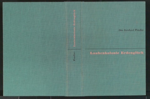 Einbanddecke für Laubenkolonie Erdenglück