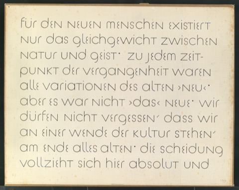 Tafeln mit Schriftproben für versuch einer neuen schrift
