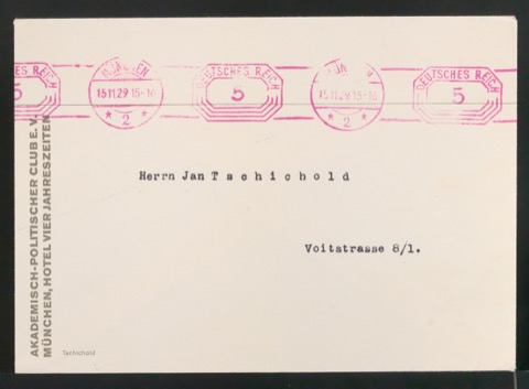 Briefumschläge für Akademisch-Politischer Club e.V.