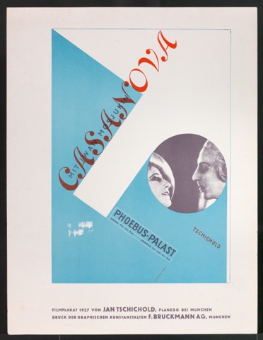 Verkleinerter Nachdruck von Plakat Casanova für Phoebus-Palast