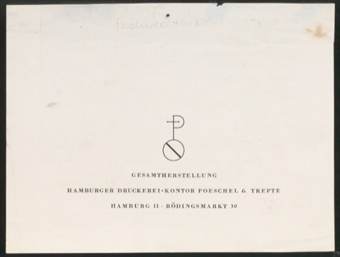 Verlegermarke für Poeschel & Trepte
