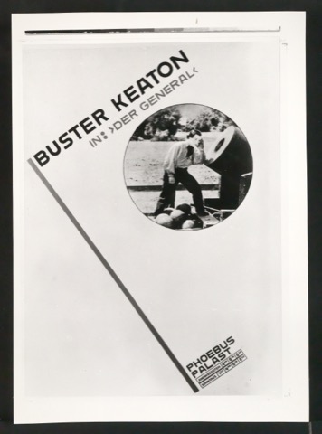 Verkleinerter Klischeeabzug von Plakat Buster Keaton