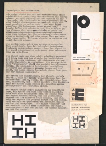 Typosignete und Kurzzeichen