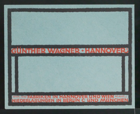 Briefumschlag für Günther Wagner