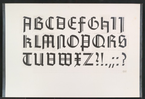 Fotokopie von Schriftübung Alphabet