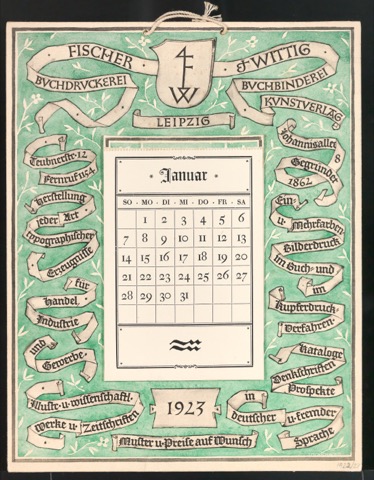 Kalender 1923