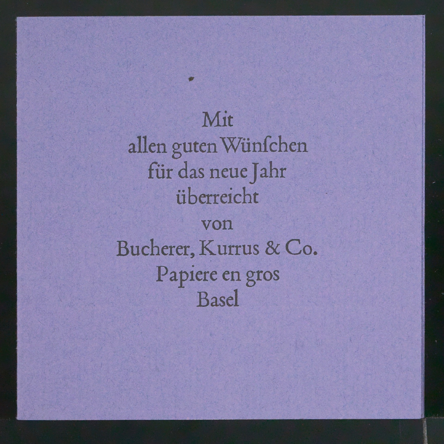 Skizze und Probedrucke von Empfehlungskarte Neujahrswunsch beigelegt zu Der chinesische Stempel — Blatt 3