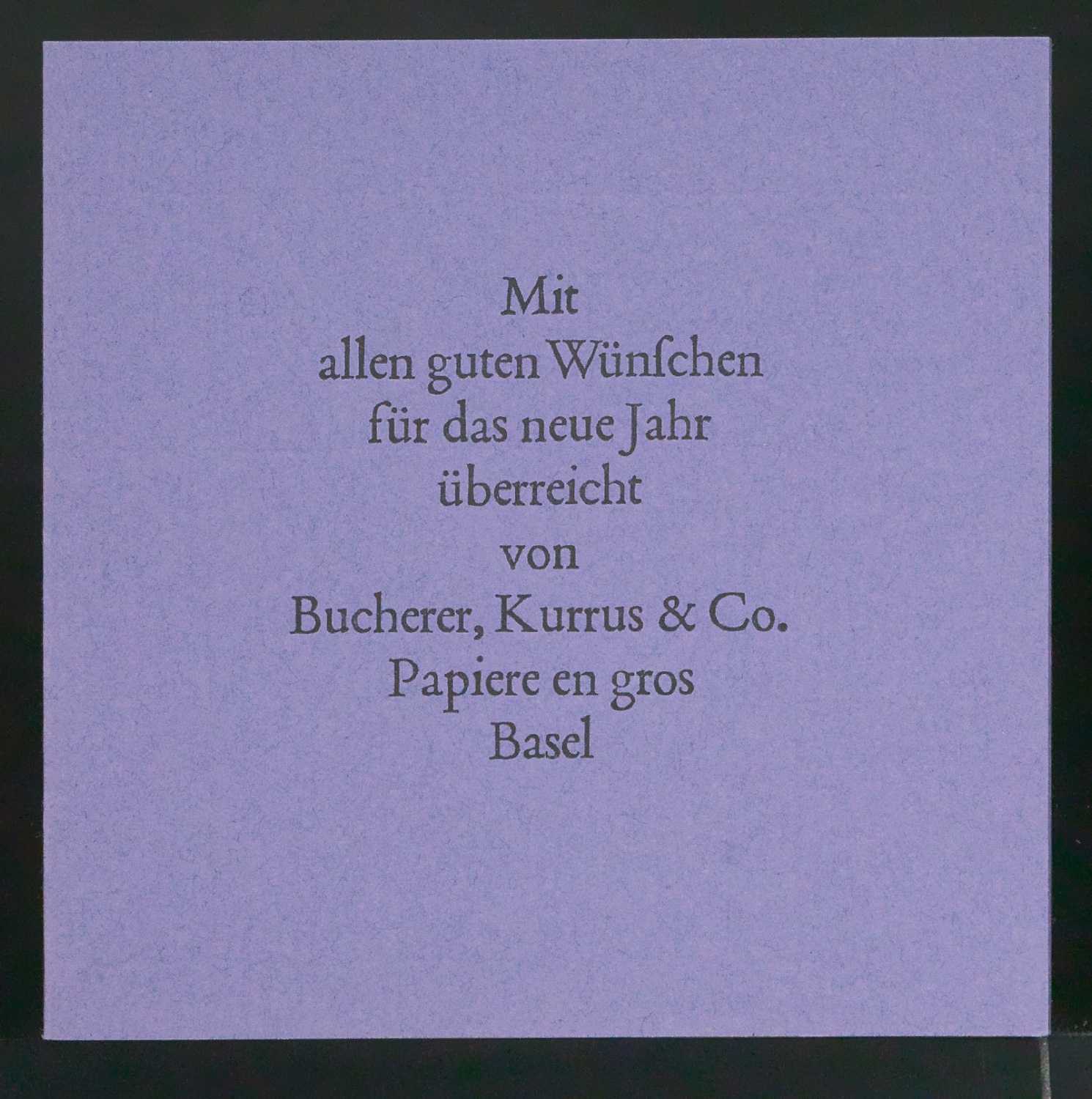 Skizze und Probedrucke von Empfehlungskarte Neujahrswunsch beigelegt zu Der chinesische Stempel — Blatt 33