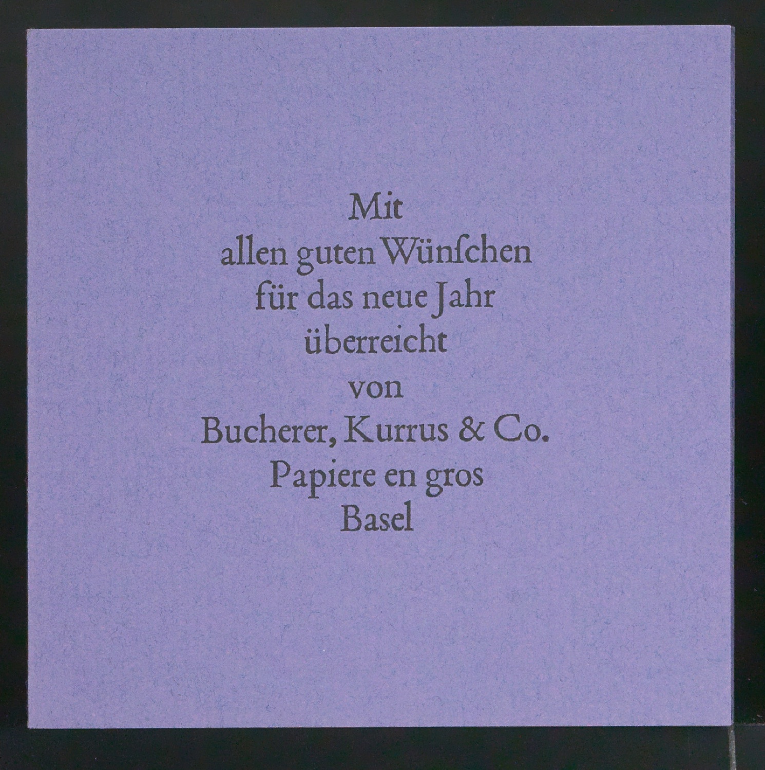 Skizze und Probedrucke von Empfehlungskarte Neujahrswunsch beigelegt zu Der chinesische Stempel — Blatt 36