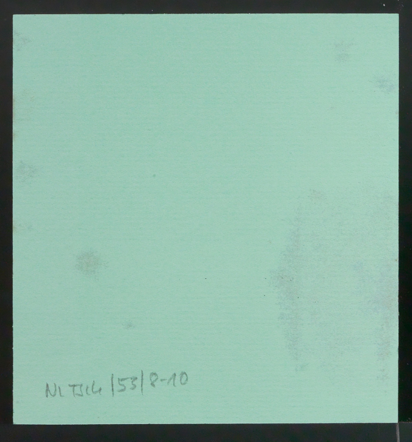 Skizze und Probedrucke von Empfehlungskarte Neujahrswunsch beigelegt zu Der chinesische Stempel — Blatt 43