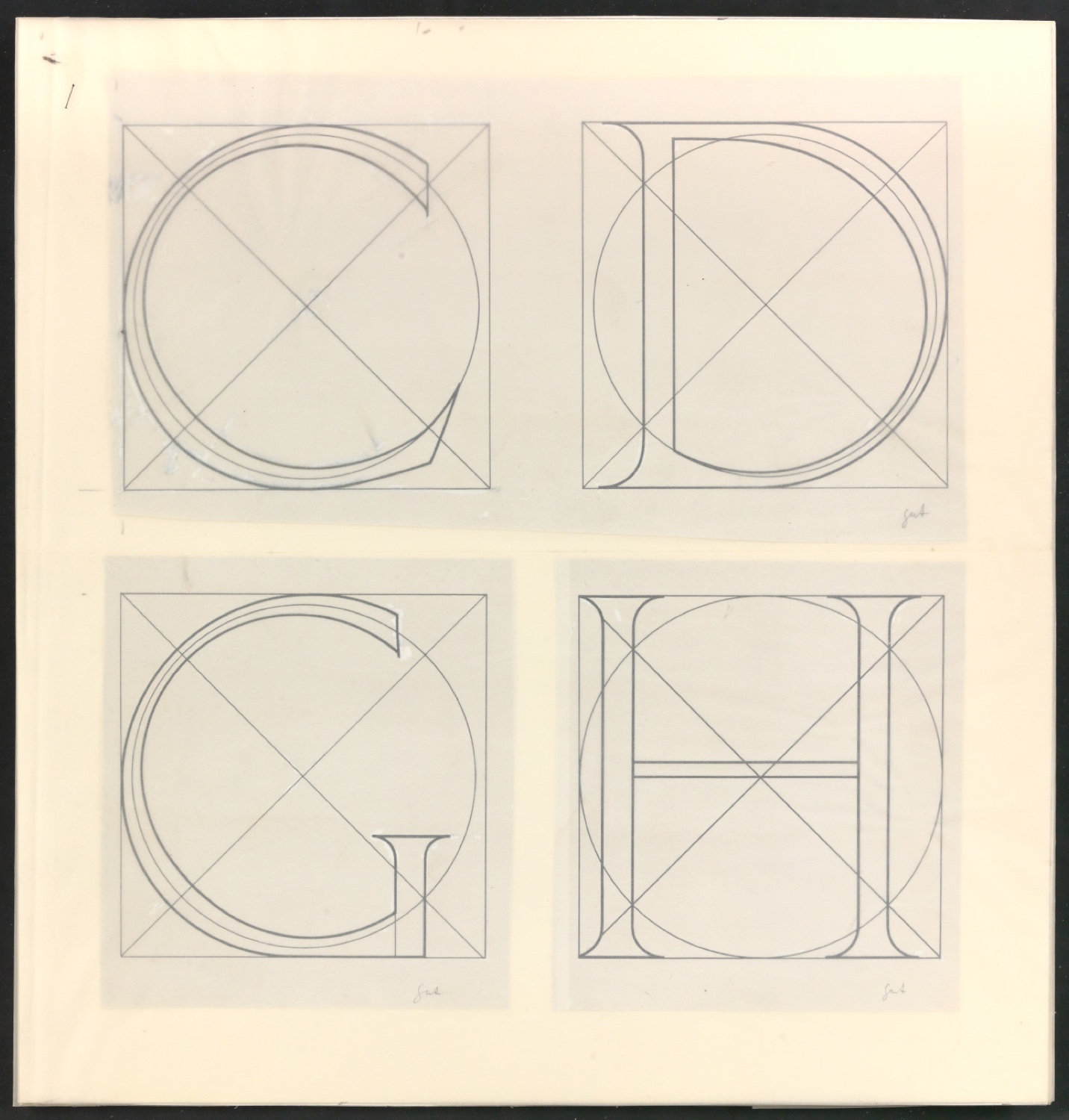 Klischeevorlagen für Illustrationen von Das Alphabet des Damianus Moyllus — Blatt 3