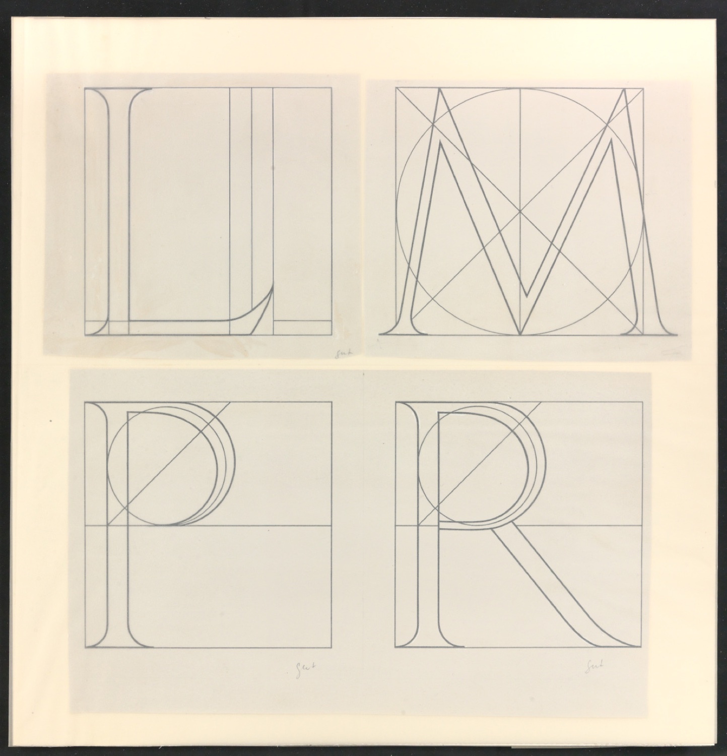 Klischeevorlagen für Illustrationen von Das Alphabet des Damianus Moyllus — Blatt 7