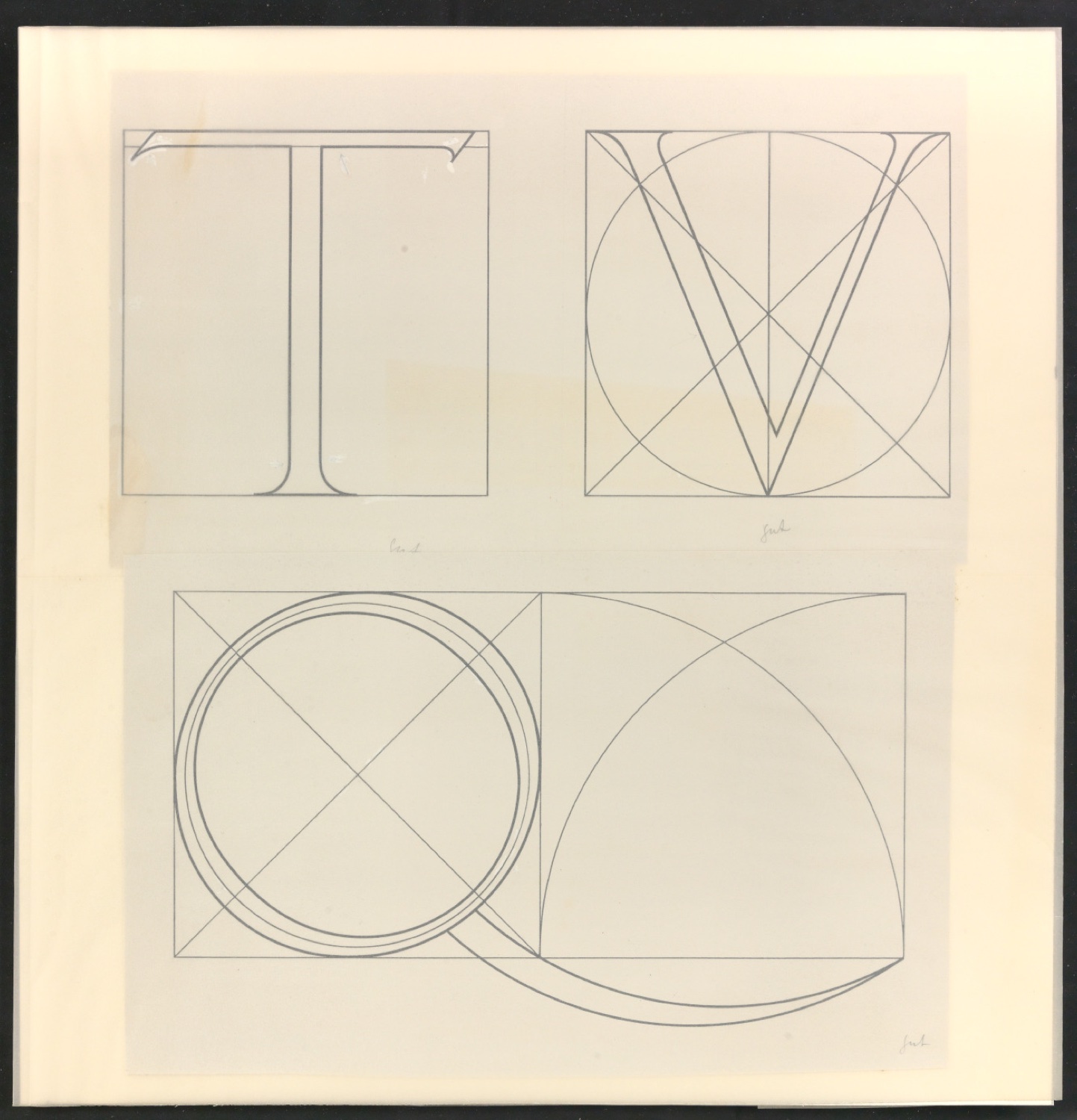 Klischeevorlagen für Illustrationen von Das Alphabet des Damianus Moyllus — Blatt 9