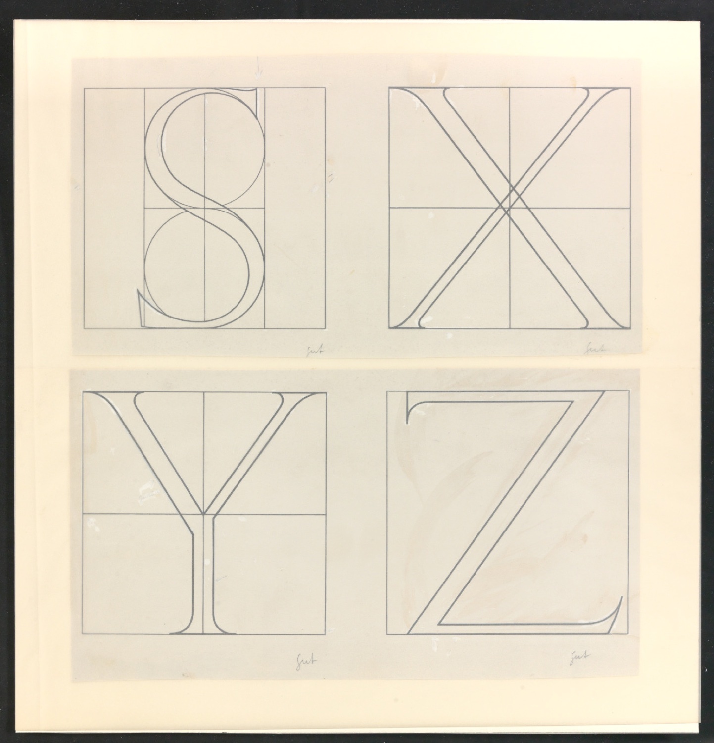 Klischeevorlagen für Illustrationen von Das Alphabet des Damianus Moyllus — Blatt 11