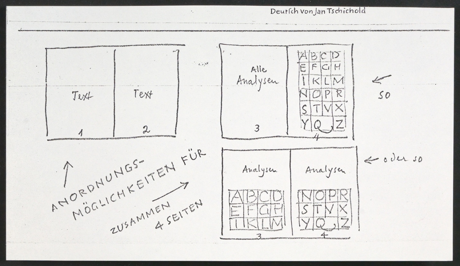 Mappe mit Arbeitsmaterial zu Das Alphabet des Damianus Moyllus — Blatt 5