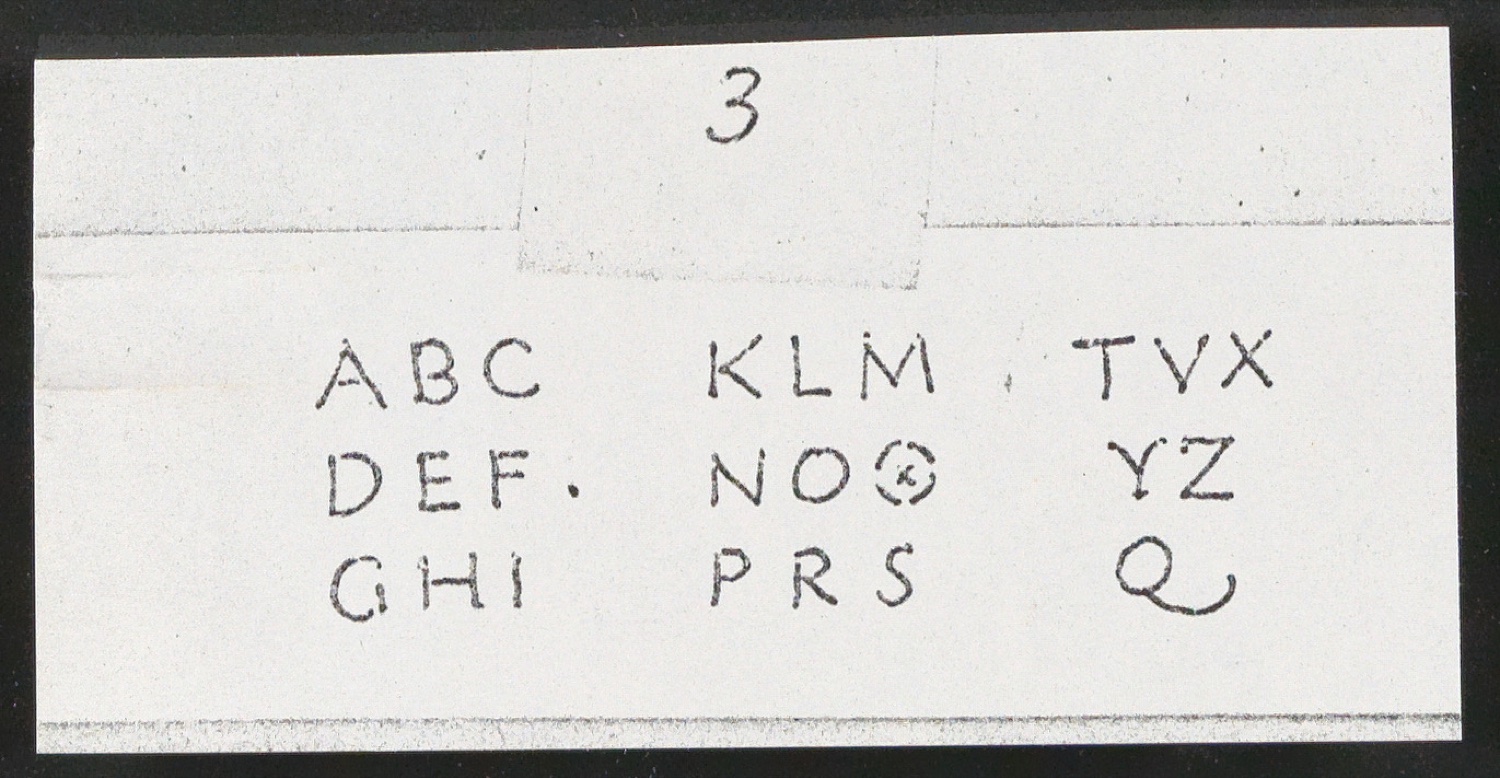 Mappe mit Arbeitsmaterial zu Das Alphabet des Damianus Moyllus — Blatt 7