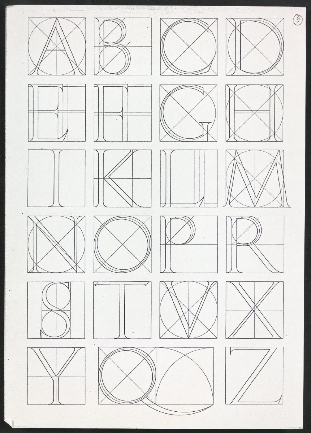Mappe mit Arbeitsmaterial zu Das Alphabet des Damianus Moyllus — Blatt 13