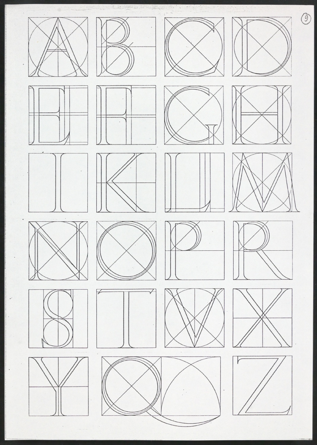 Mappe mit Arbeitsmaterial zu Das Alphabet des Damianus Moyllus — Blatt 19