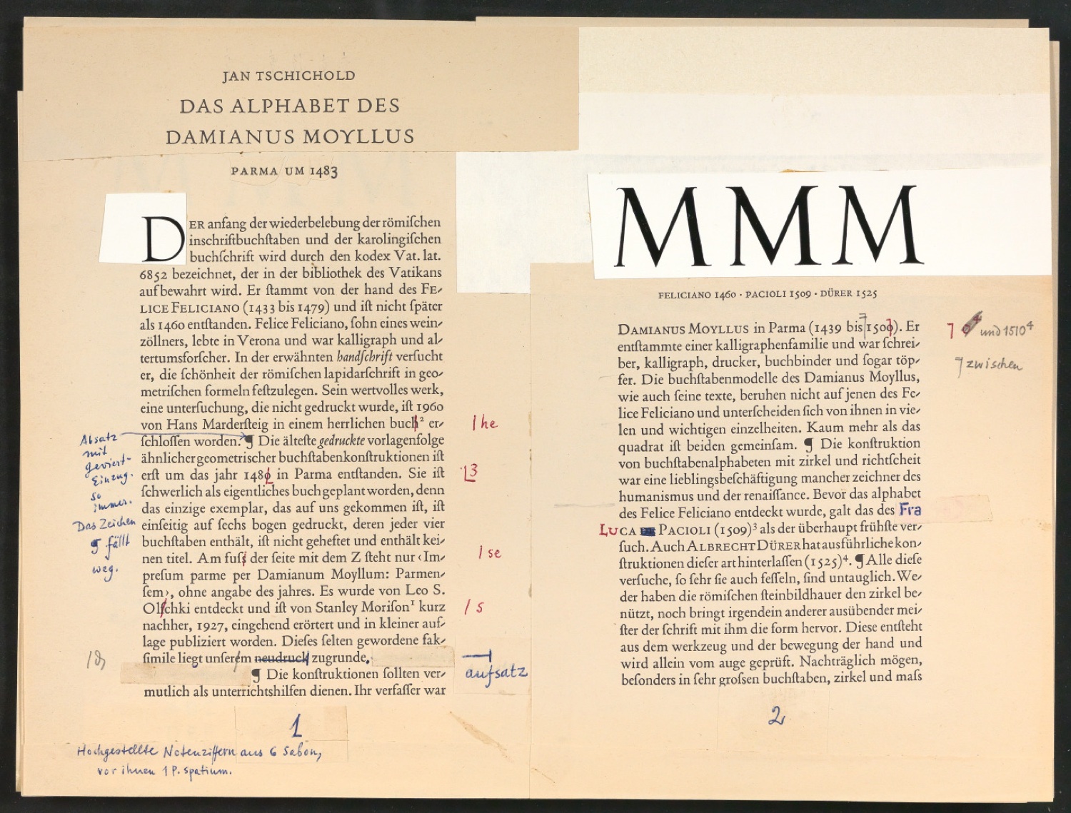 Mappe mit Arbeitsmaterial zu Das Alphabet des Damianus Moyllus — Blatt 49