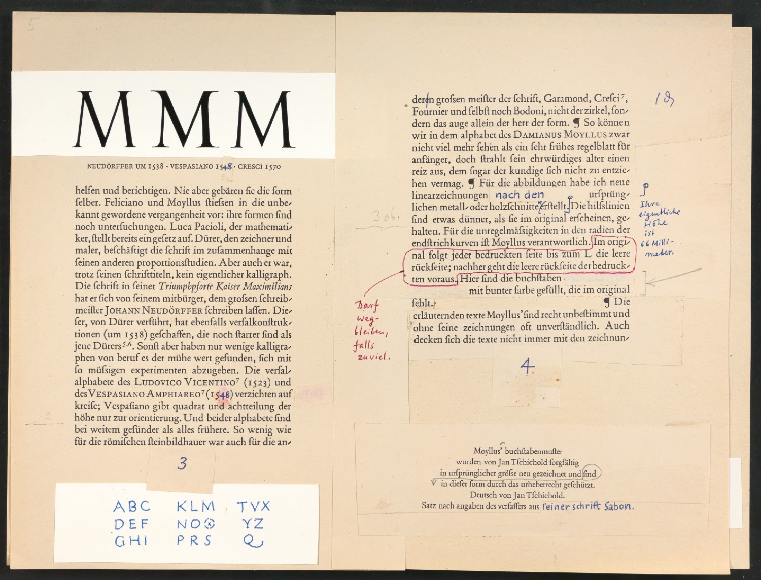 Mappe mit Arbeitsmaterial zu Das Alphabet des Damianus Moyllus — Blatt 51