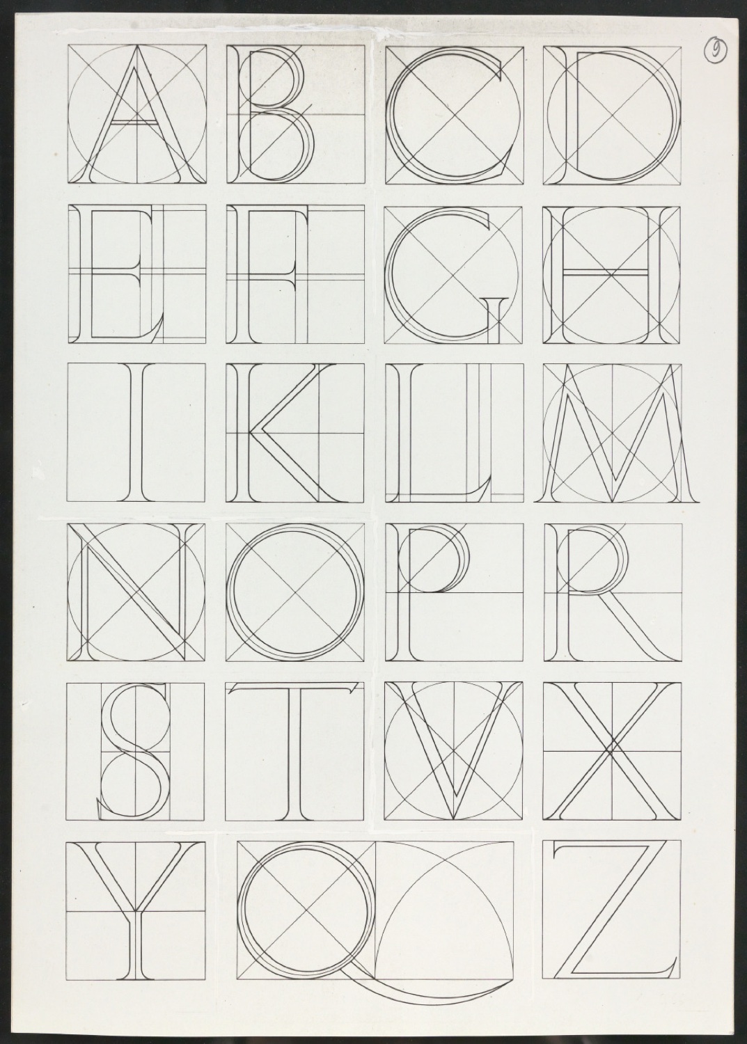 Mappe mit Arbeitsmaterial zu Das Alphabet des Damianus Moyllus — Blatt 59