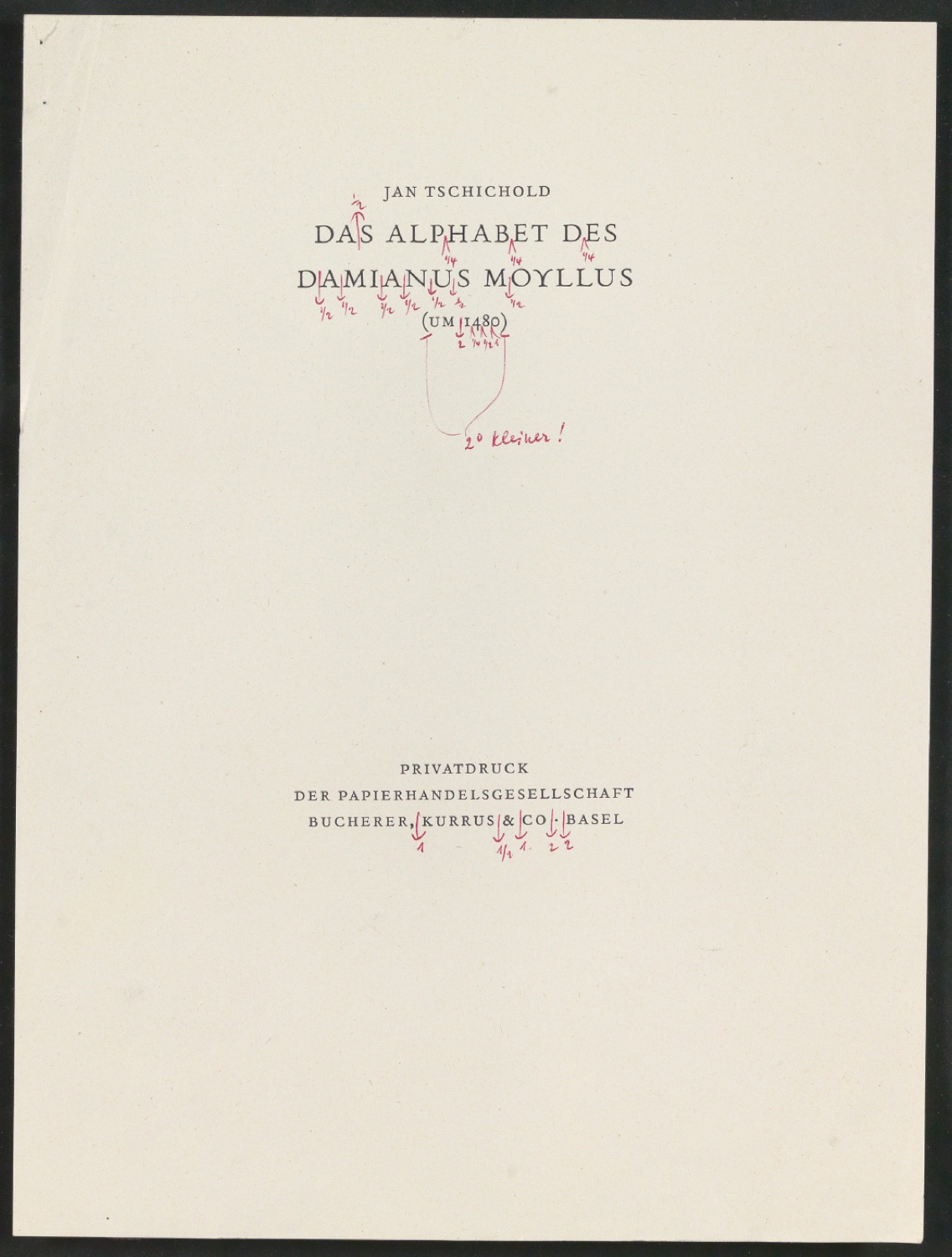 Mappe mit Arbeitsmaterial zu Das Alphabet des Damianus Moyllus — Blatt 67