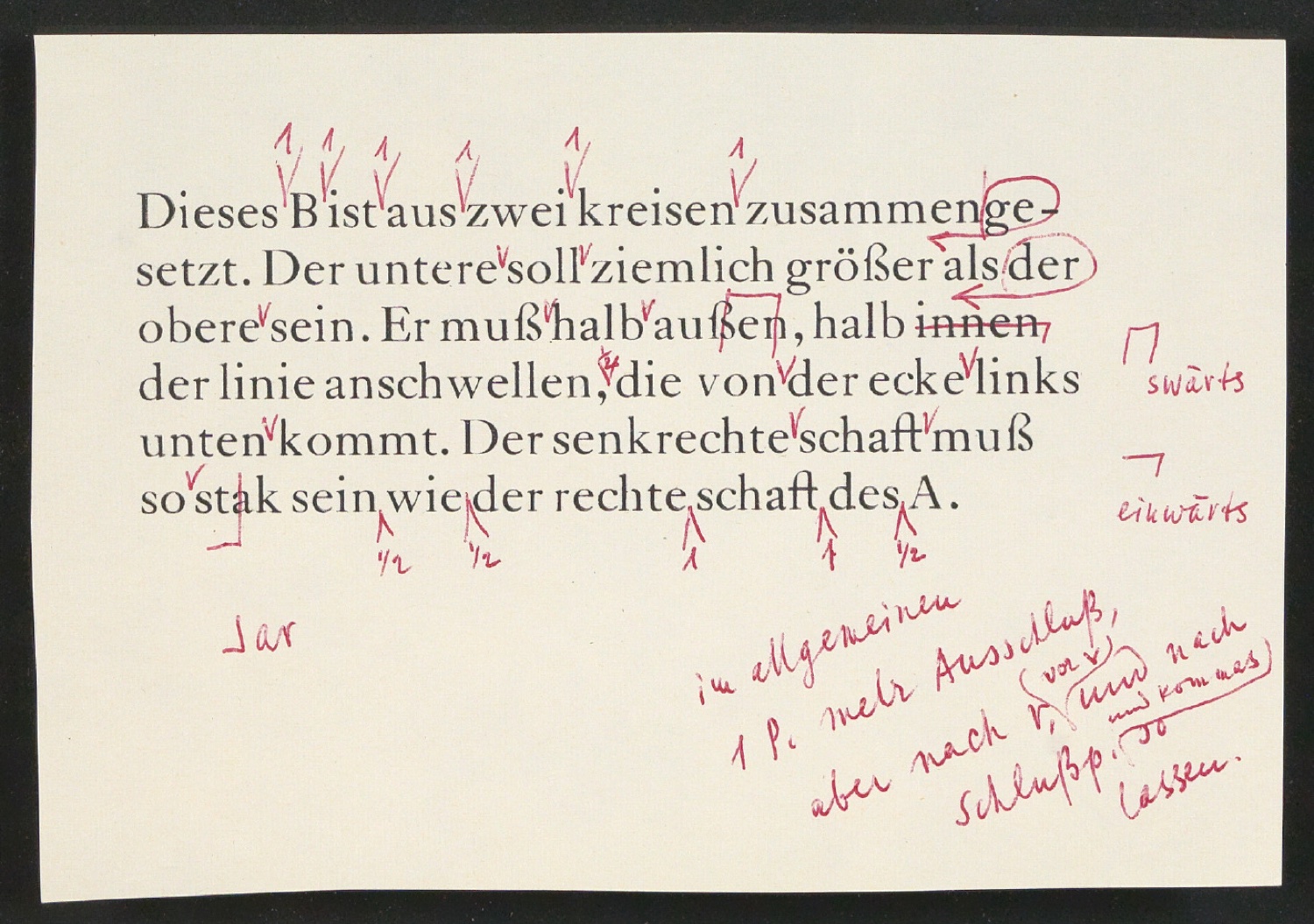 Mappe mit Arbeitsmaterial zu Das Alphabet des Damianus Moyllus — Blatt 73