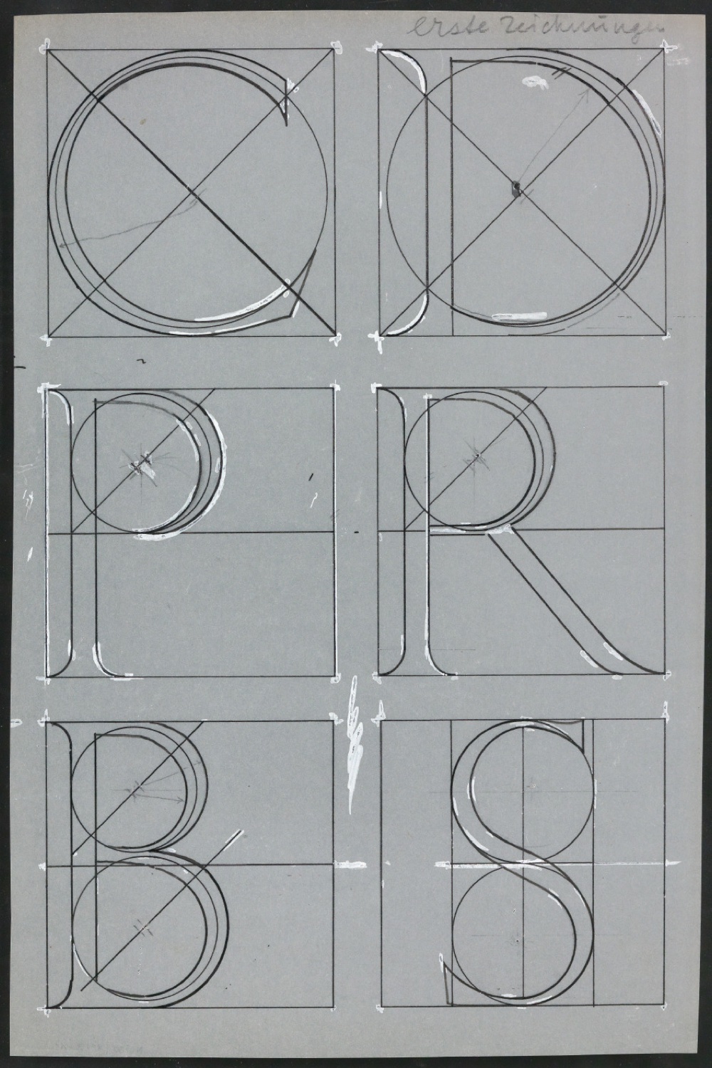 Mappe Erste Stufen für die Gestaltung von Das Alphabet des Damianus Moyllus — Blatt 21