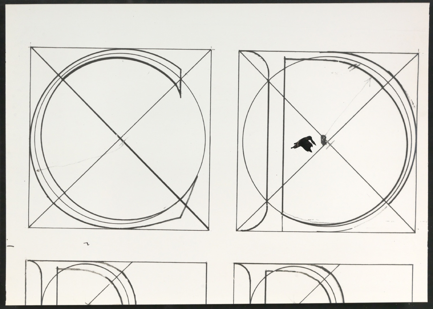 Mappe Erste Stufen für die Gestaltung von Das Alphabet des Damianus Moyllus — Blatt 51