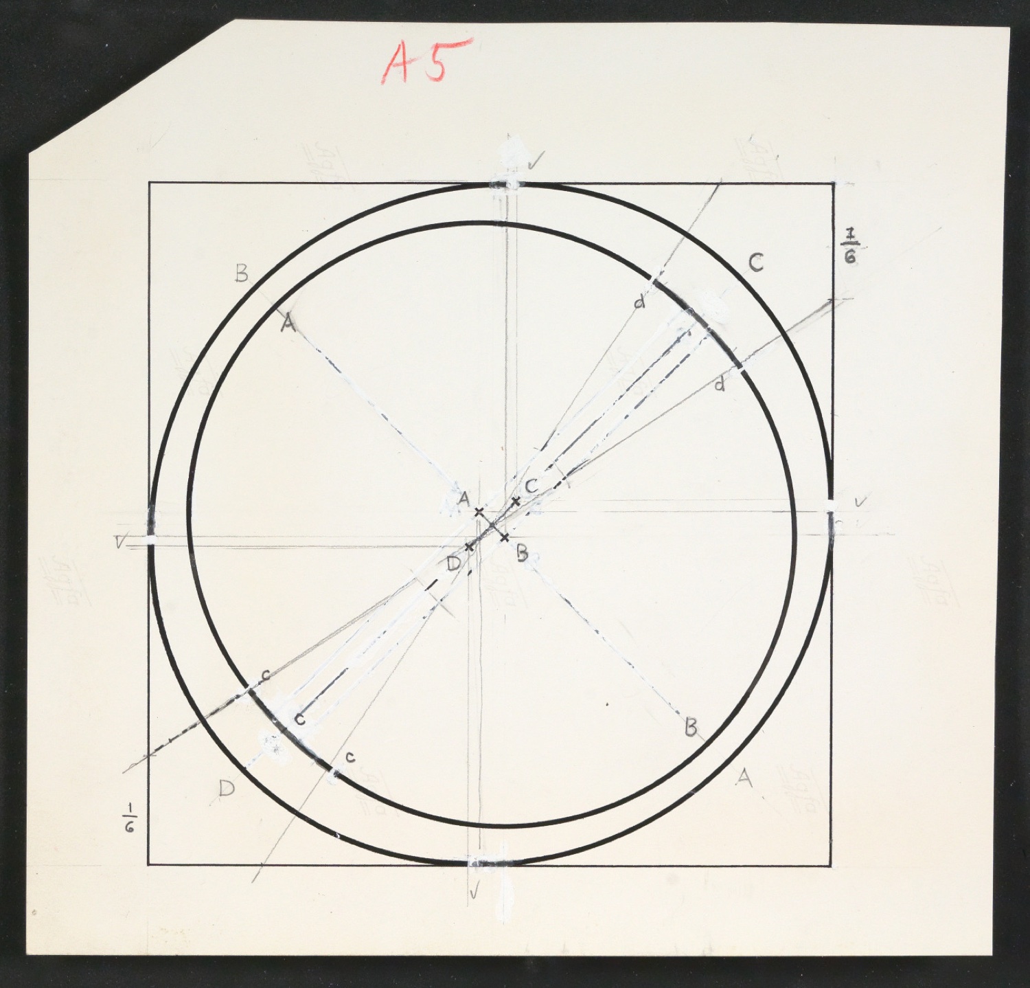 Montierte Skizzen für die Illustrationen von Das Alphabet des Damianus Moyllus — Blatt 5