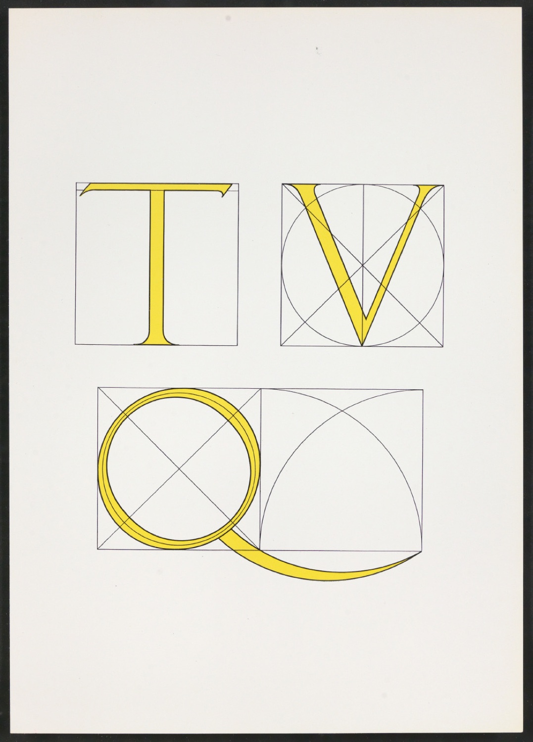 Montierte Entwürfe, Satzvorlagen und Probedrucke von Illustrationen für Das Alphabet des Damianus Moyllus — Blatt 13