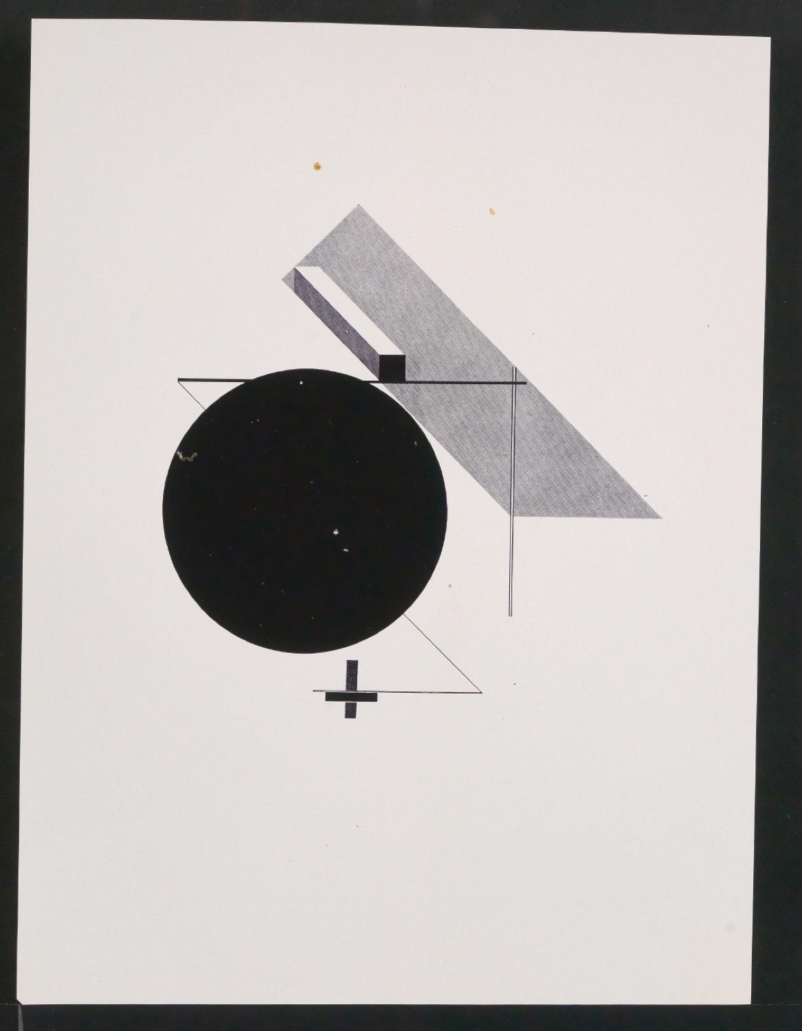 Mappe mit Vorarbeiten zu Werke und Aufsätze über El Lissitzky (1890-1941) — Blatt 44