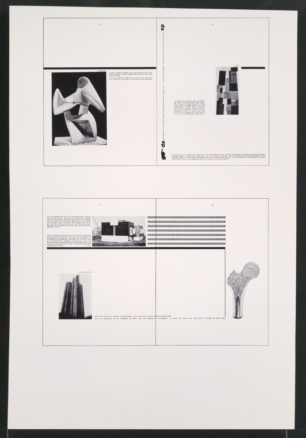 Mappe mit Vorarbeiten zu Werke und Aufsätze über El Lissitzky (1890-1941) — Blatt 78
