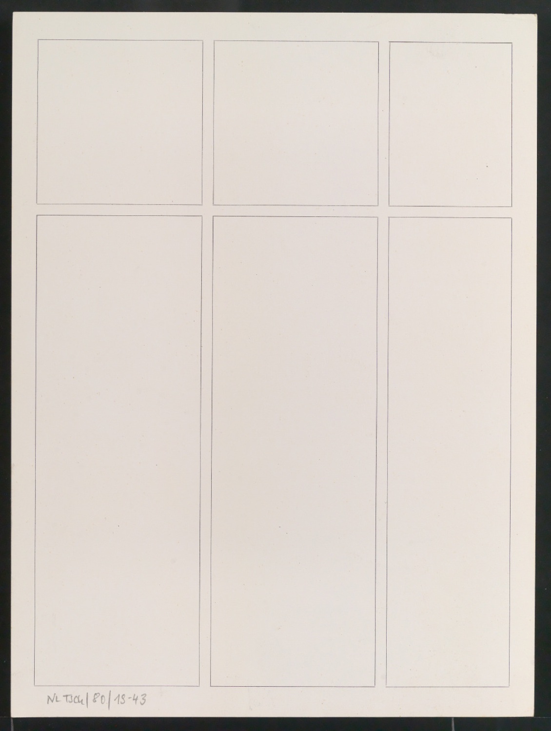 Mappe mit Vorarbeiten zu Werke und Aufsätze über El Lissitzky (1890-1941) — Blatt 85