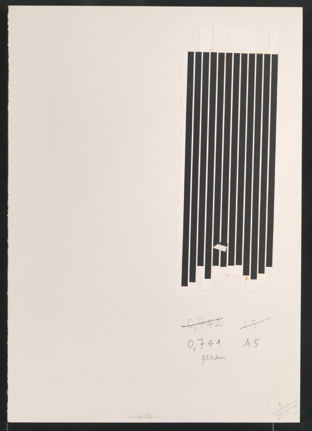 Mappe mit Vorarbeiten zu Werke und Aufsätze über El Lissitzky (1890-1941) — Blatt 94