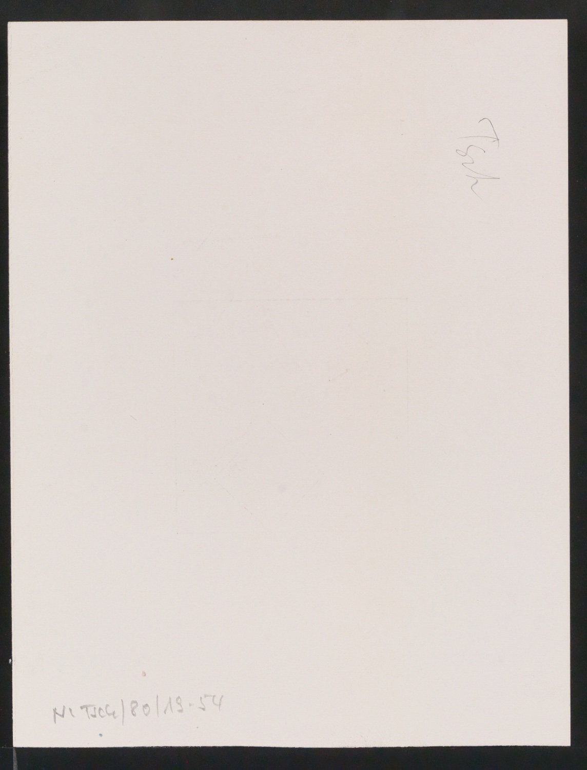 Mappe mit Vorarbeiten zu Werke und Aufsätze über El Lissitzky (1890-1941) — Blatt 109