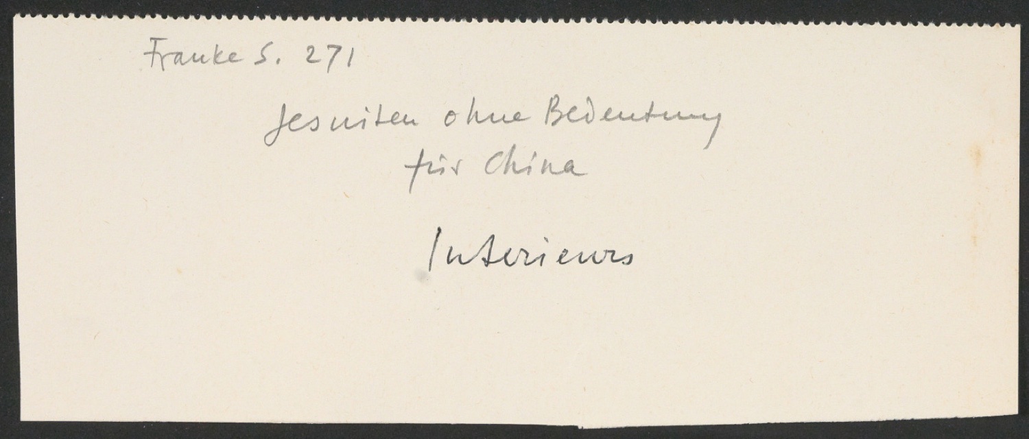 Arbeitsnotizen zu In Su-Chou um 1740: 15 Ku-Su-Drucke — Blatt 33