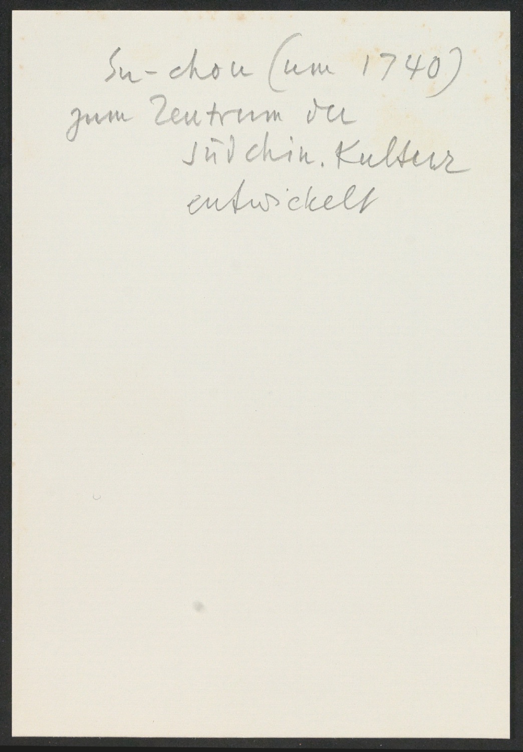Arbeitsnotizen zu In Su-Chou um 1740: 15 Ku-Su-Drucke — Blatt 37