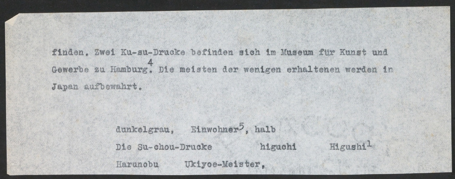 Arbeitsnotizen zu In Su-Chou um 1740: 15 Ku-Su-Drucke — Blatt 59