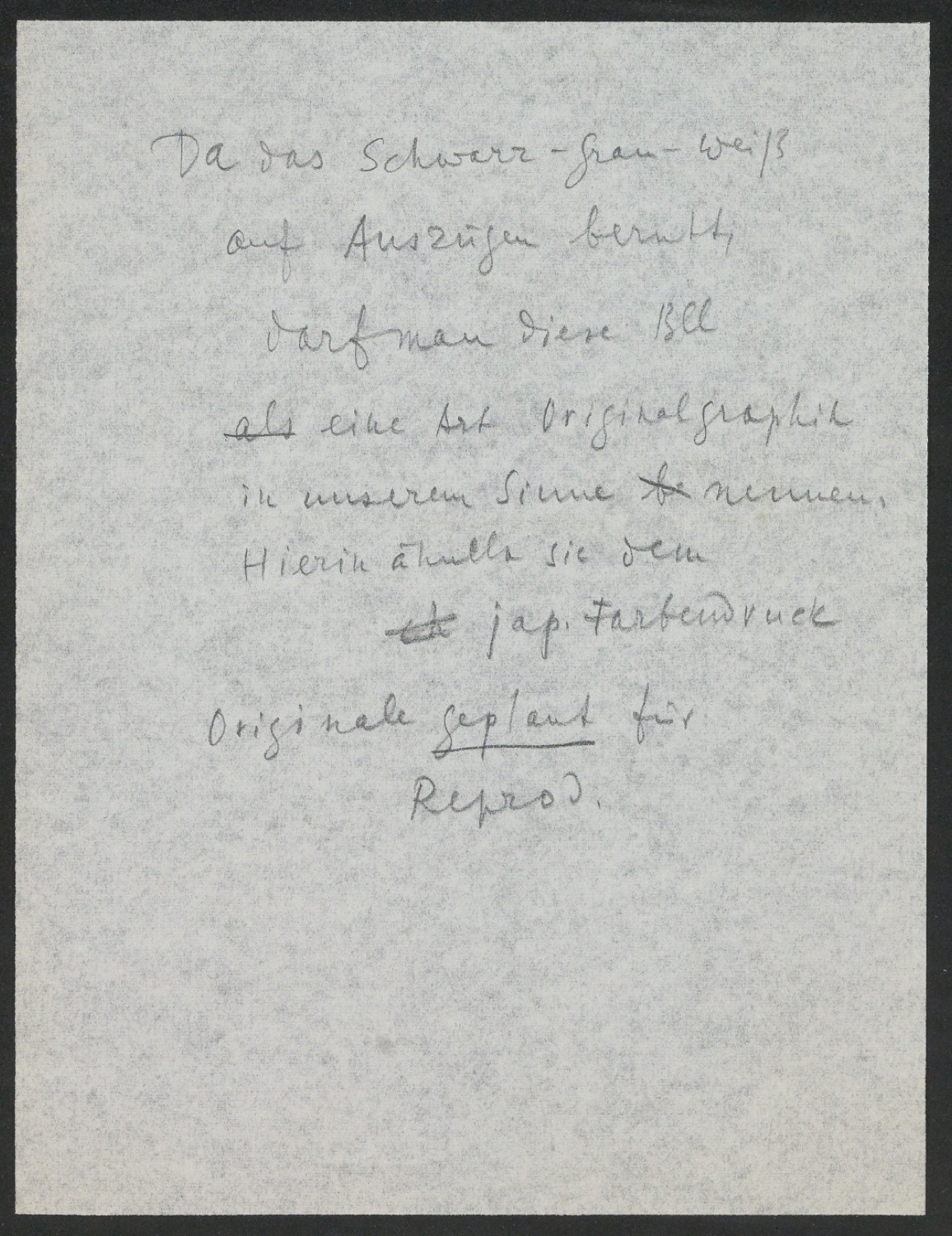 Arbeitsnotizen zu In Su-Chou um 1740: 15 Ku-Su-Drucke — Blatt 67