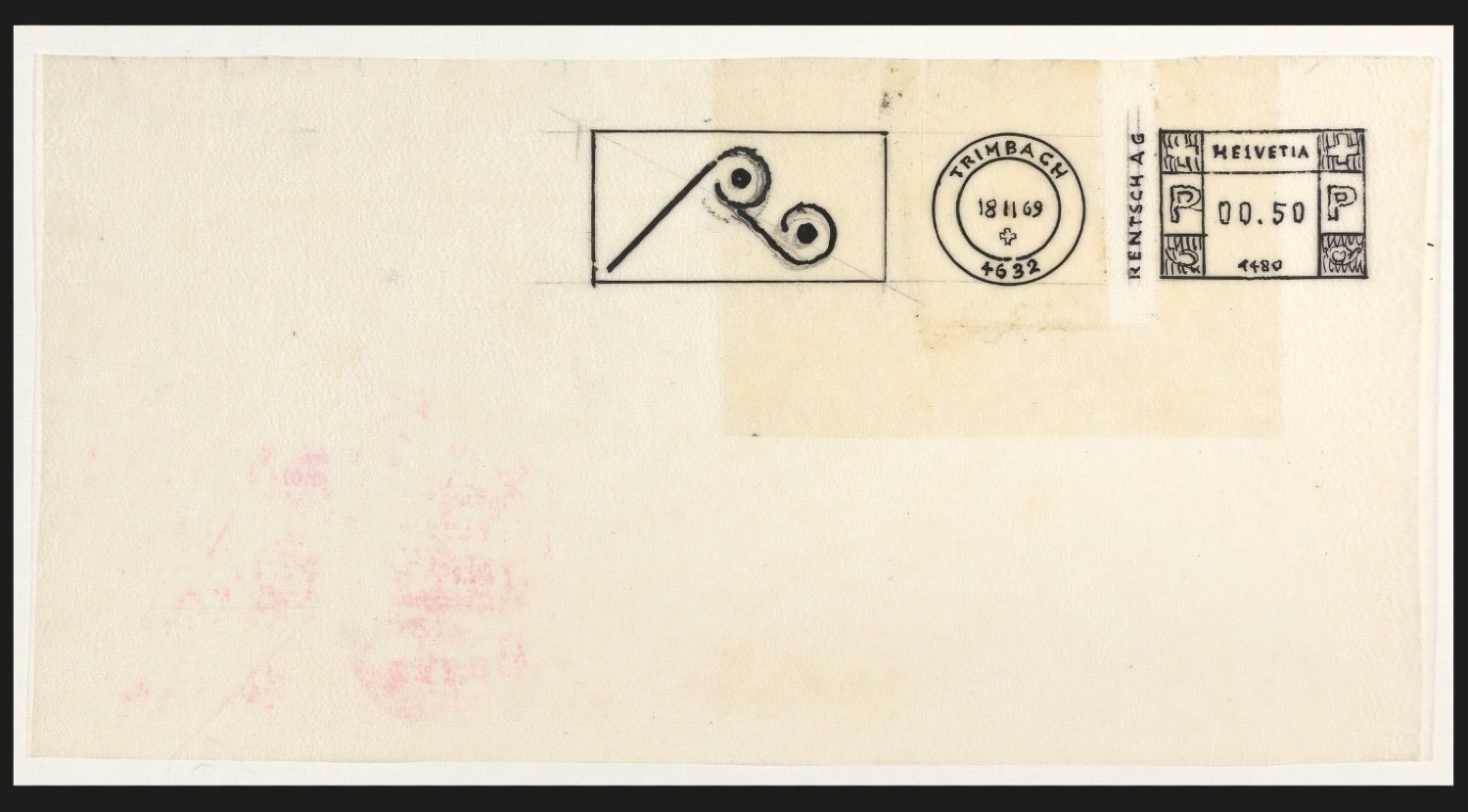 Sammlung von Entwürfen und Probedrucken von Firmenzeichen für Georg-Rentsch-Söhne — Blatt 3