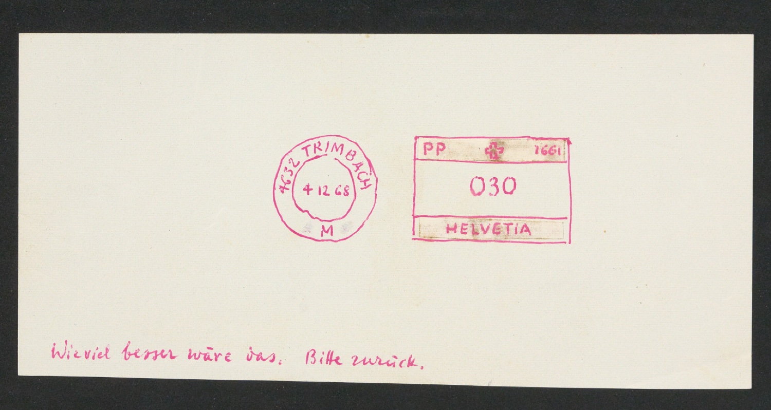 Sammlung von Entwürfen und Probedrucken von Firmenzeichen für Georg-Rentsch-Söhne — Blatt 7
