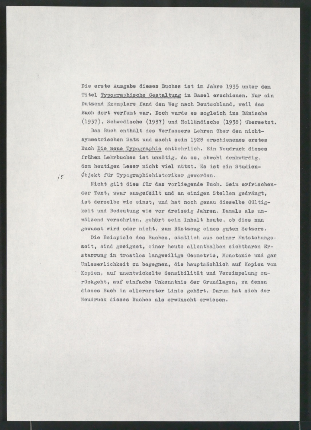 Arbeitsmaterial für Asymmetric Typography und Die unsymmetrische Satzweise — Blatt 3